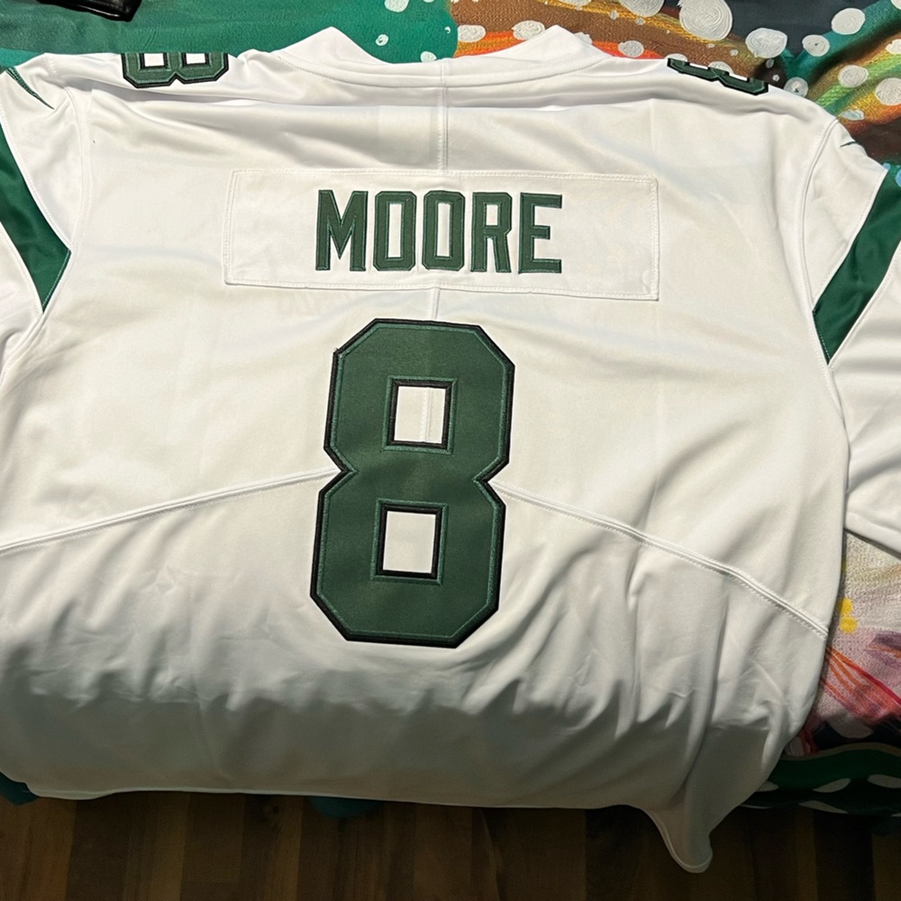 Elijah Moore New York Jets White Nike jersey XXL